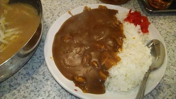 「ランチ 味噌ラーメン＋ミニカレーライス 800円」@札幌らーめん 雪ん子の写真