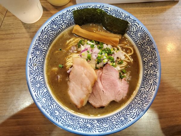 「極上濃厚煮干しそば」@煮干しつけ麺 宮元の写真