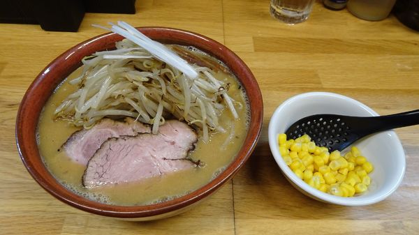 「味玉味噌らーめん(900円)+コーン(60円)」@味噌っ子 ふっくの写真