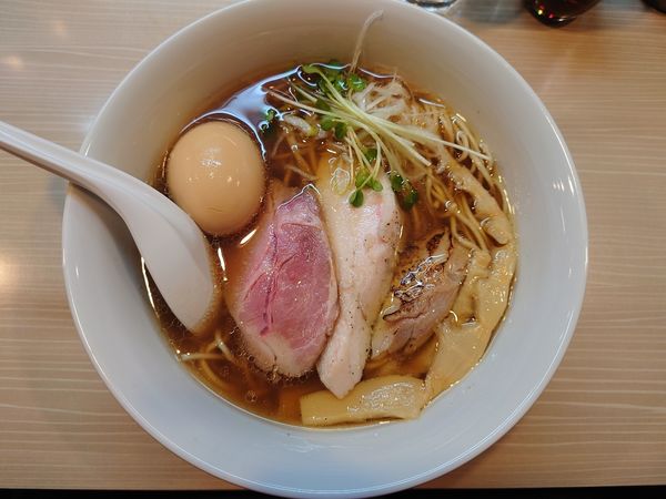 「特製香味中華蕎麦」@麺屋 鶯 uguisuの写真