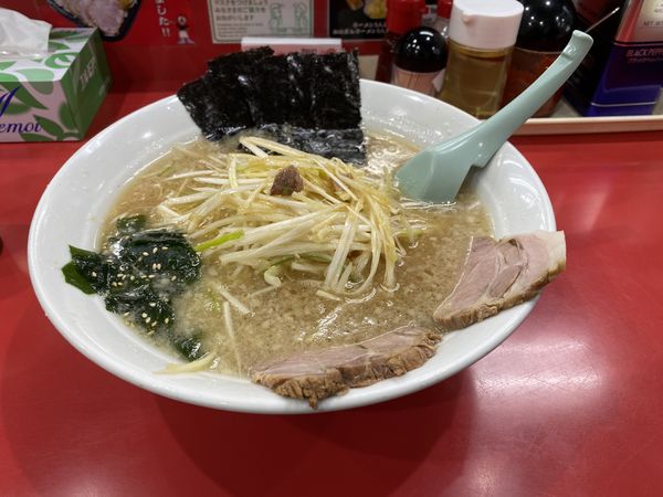 「かいざんラーメン(880円) + 中盛(100円)」@ラーメン かいざん 新小岩店の写真