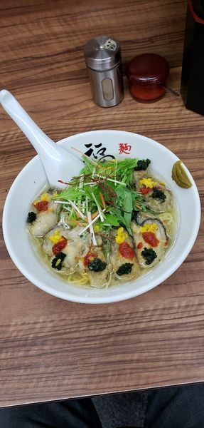 「かき塩 B」@麺や 福座の写真