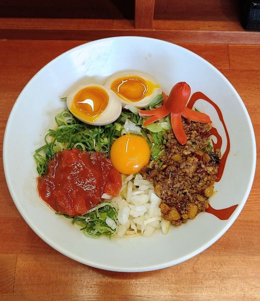 「(限定) タン・タコ・タコス 950円」@らーめん・油そば 笑びすの写真