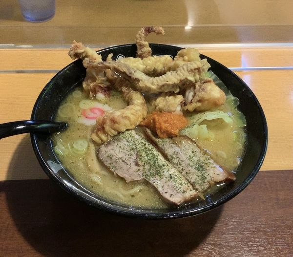 「げそ天みそらーめん」@らーめん 有頂天 EVOLUTIONの写真