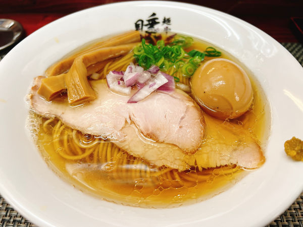 「鯵煮干し塩」@麺や 睡蓮の写真