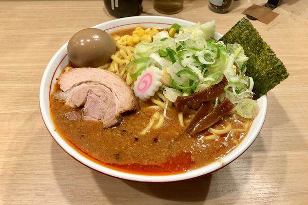 「【限定】六等星辛きみそのホリちゃん＋味玉」@麺や 六等星の写真