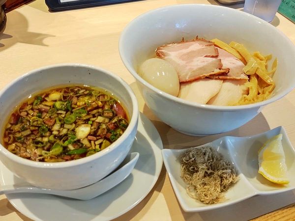 「特製昆布水つけ麺」@らぁ麺 かめ田の写真