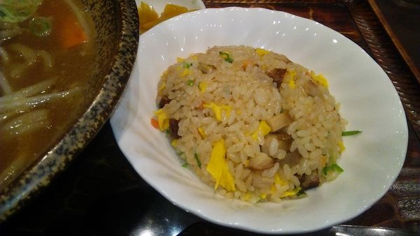 「チャーハンセット 920円＋α」@越後秘蔵麺 無尽蔵 こいわ家の写真