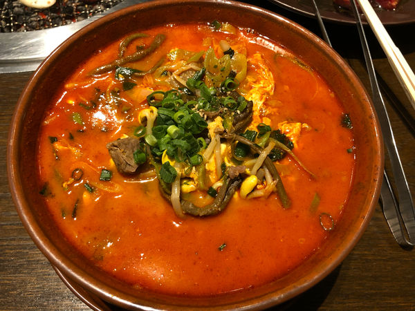 「炎のジャン麺」@焼肉トラジ コクーンシティ店の写真