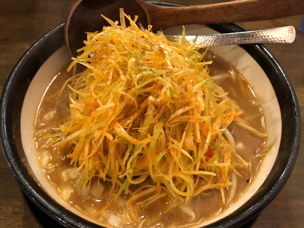 「辛ネギ味噌ラーメン」@味噌ラーメン専門店 日月堂 与野本町店の写真