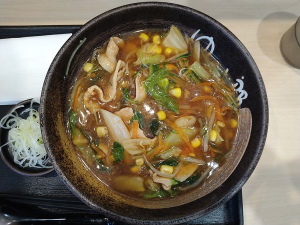 「肉野菜あんかけ中華」@ゆで太郎 前橋朝日町店の写真