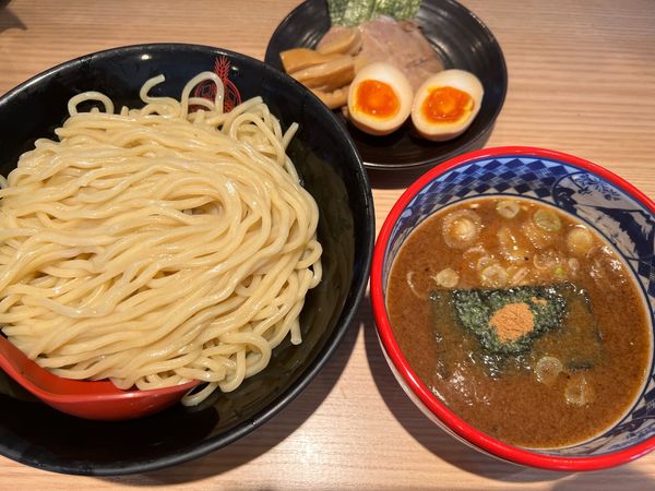 「濃厚豚骨魚介つけ麺　790円　大盛り無料」@三田製麺所 豊田インター店の写真