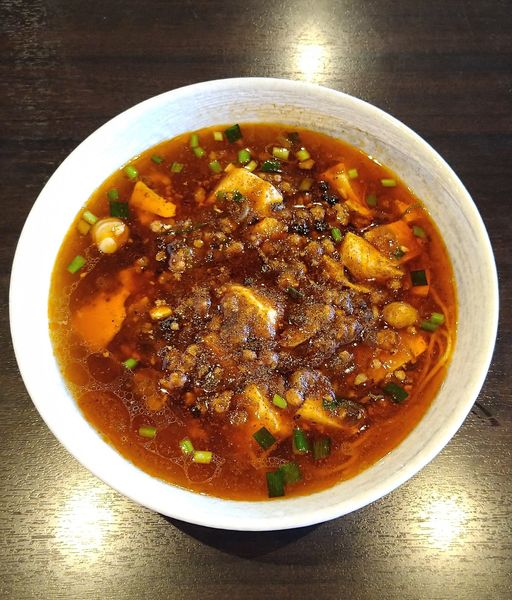 「四川マーボーラーメン 1100円」@中華ダイニング 秀丸の写真