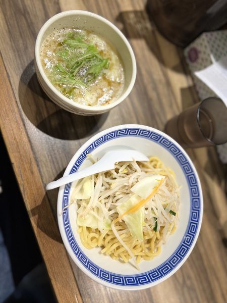「肉塩つけ麺（並盛250g)900円」@麺屋 ジャイアン 田無本店の写真