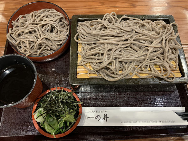 「ざるそば大盛り 910円」@一の井の写真