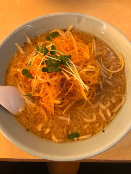 「ねぎみそ」@くるまやラーメン 箕輪店の写真