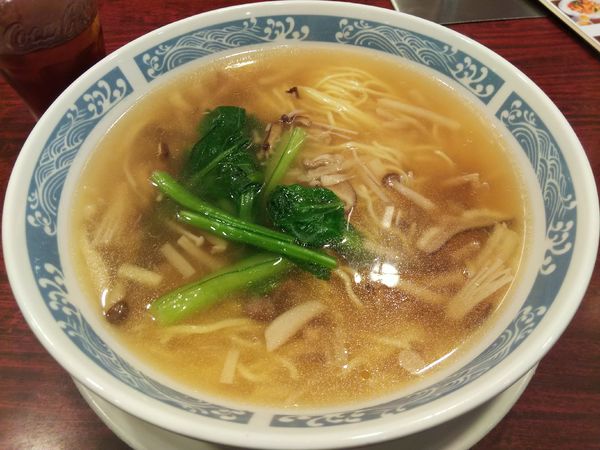 「きのこと野菜のあんかけ生姜ラーメン　＋ドリンクバー」@バーミヤン 伊那日影店の写真