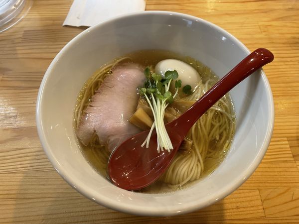 「（竹）中華そば　白醤油」@自家製麺 くろ松の写真