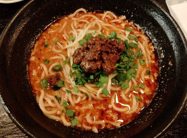 「担々麺＋パクチー」@虎穴の写真