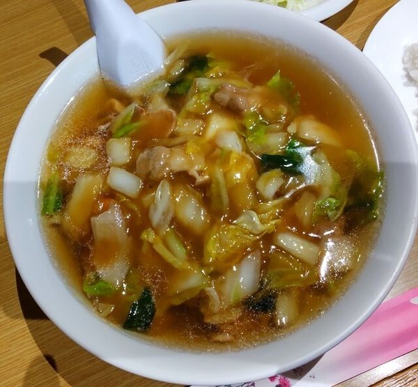 「おそば定食／三鮮湯麺９００円」@池上苑の写真