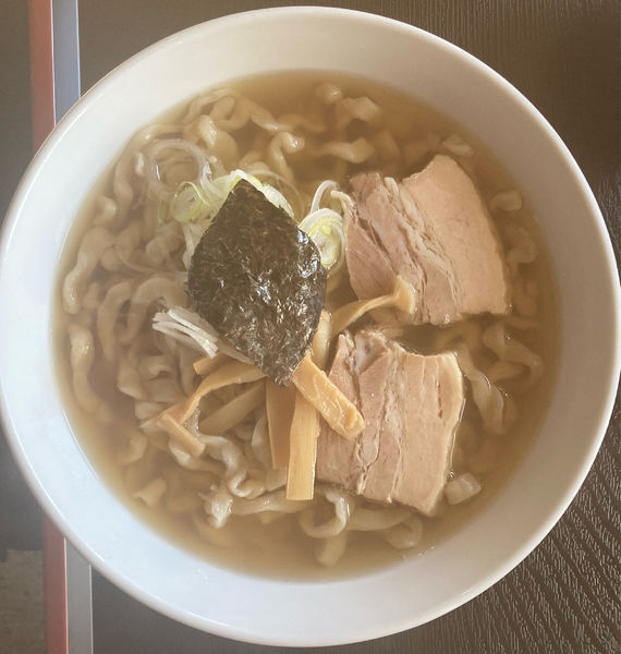 「中華　並盛　太麺」@ラーメン飛来 藤島店の写真