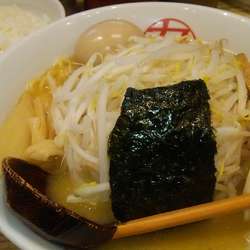 味噌とんこつラーメン 880円＋半ライス 100円