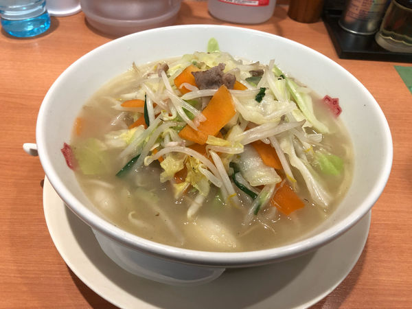 「野菜たっぷりタンメン」@日高屋 西新宿1丁目店の写真