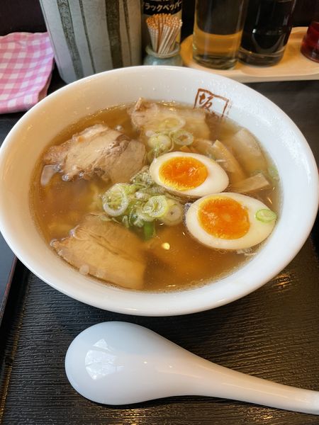 「味玉ラーメン」@喜多方ラーメン 坂内 三島店の写真