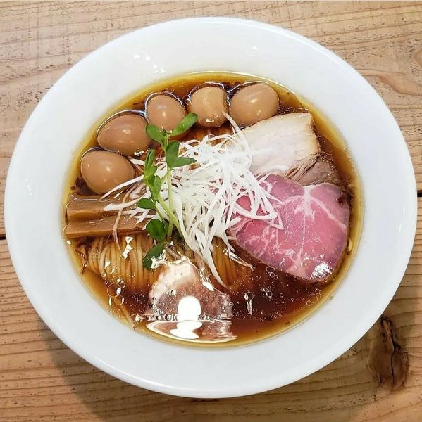 「Kiri_soba(流山本みりん醤油)+味付きうずらの卵」@The Noodles & Saloon Kiriyaの写真