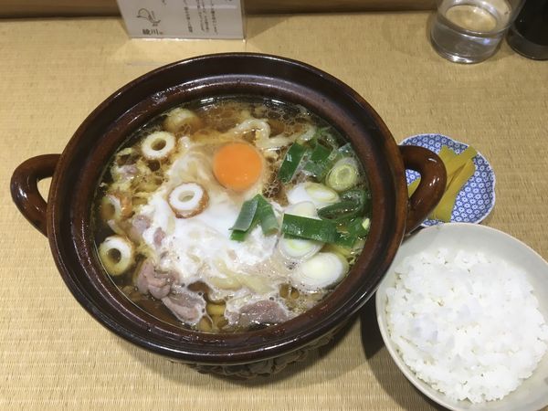 「鍋焼きラーメン　1000円」@手打 親鶏中華そば 綾川の写真