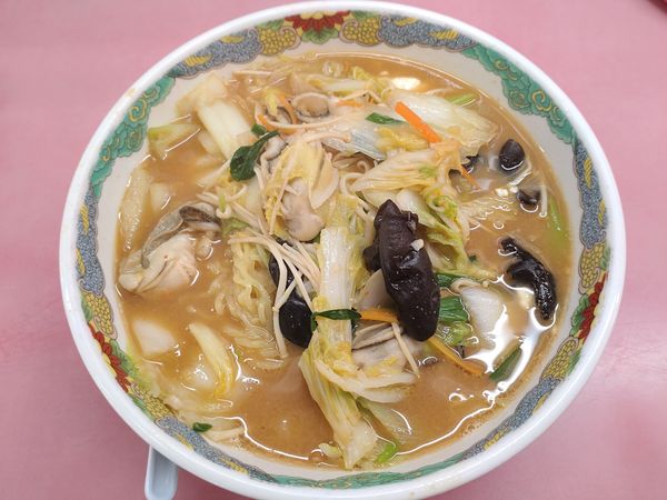 「（冬季限定）かきみそラーメン　９００円」@らいらい飯店の写真