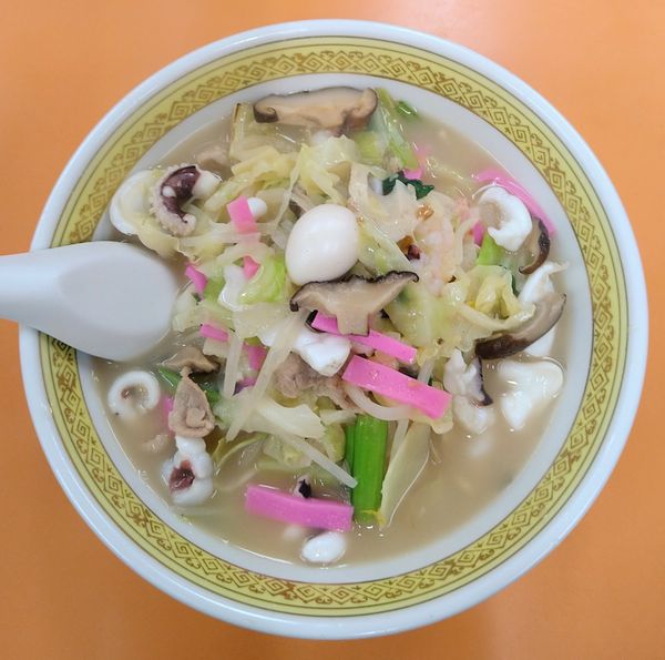 「特製ちゃんぽん＋餃子」@グラバー亭の写真