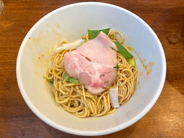 「辛和え玉 ２００円」@肉と魚と酒 和楽の写真
