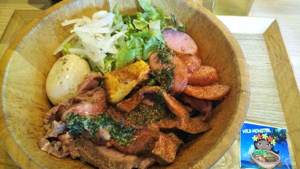 「ワイルドモンスターパレット➕味玉」@Handicraft Worksの写真