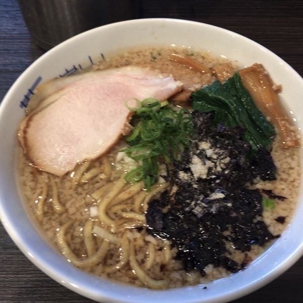 「背脂煮干し蕎麦【限定】900円　大盛100円」@中華蕎麦 瑞山（ZUIZAN）の写真