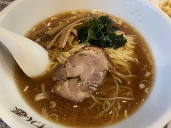 「らーめん 650円」@十八番の写真