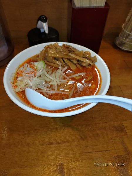 「限定〜辛味噌〜味玉+メンマ」@麺処ゆきちの写真