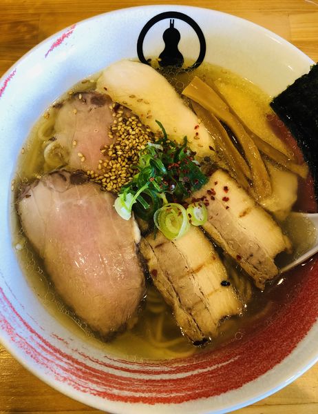 「潮ラーメンチャーシュー増し 1020円」@麺処 瓢たん。の写真