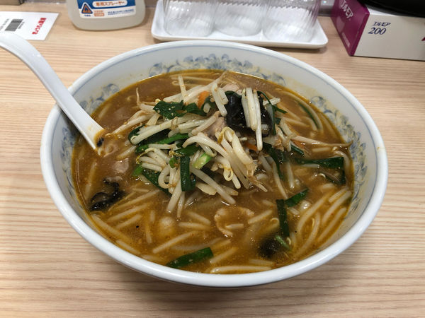 「みそラーメン」@ぎょうざの満洲 東長崎南口店の写真