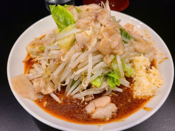 「限定味噌ラーメン(麻辣)」@豚風。の写真