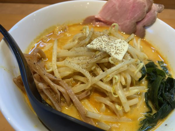 「味噌カレー牛乳ラーメン」@麺匠 喜楽々の写真