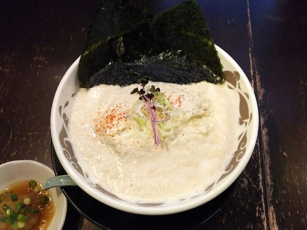 「【限定】真鱈白子to煮干しのタキグチーノ。　900円」@煮干結社 弘前店の写真