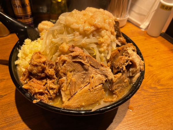 「豚嵐ラーメン ¥800 （麺少なめ）」@ラーメン豚嵐の写真