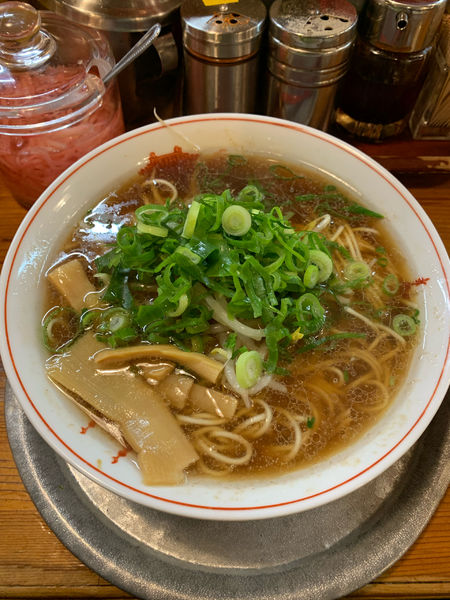 「Aらーめんセット（高菜ご飯）」@神戸ラーメン 第一旭 三宮西店の写真