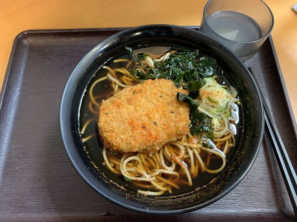 「コロッケそば 430円」@名代 富士そば 神田店の写真