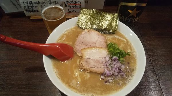 「【限定】濃厚あら炊き信州味噌ラーメン(¥880)」@中華そば 東京ぐれっちの写真