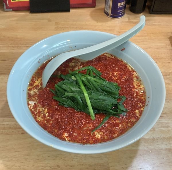 「タンタンメン大辛 ニラ(ボイル)」@川崎タンタンメン 包 千葉店の写真