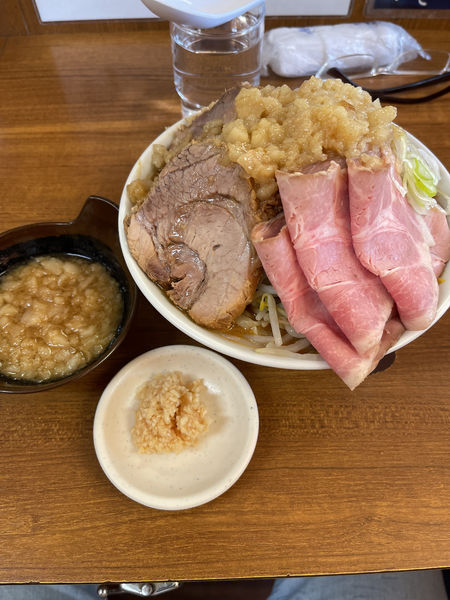 「北浦和店冬季限定味噌ラーメン豚増しMIX」@ラーメンの店 どでん 北浦和店の写真