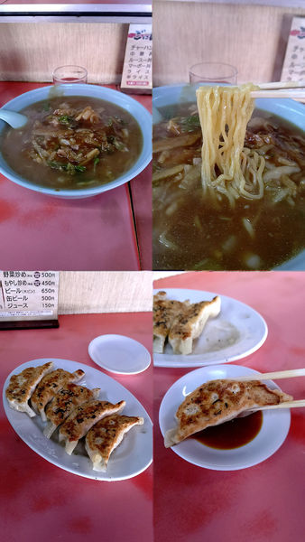 「『ルースーメン+餃子(¥800+350)』」@かんちゃんの写真