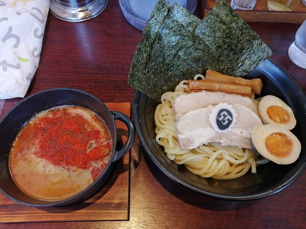 「全部のせ濃厚つけ麺RED」@フジヤマ55 春日井神領店の写真